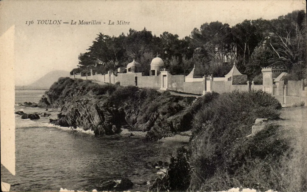 Toulon — Le Mourillon — La Mitre — Edição L.F.E. — n°136 - Frente
