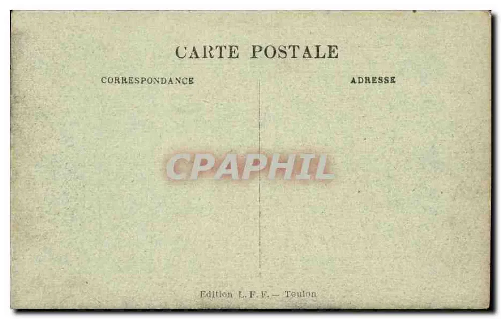 Toulon — Le Mourillon — La Mitre — Edição L.F.E. — n°136 - Verso