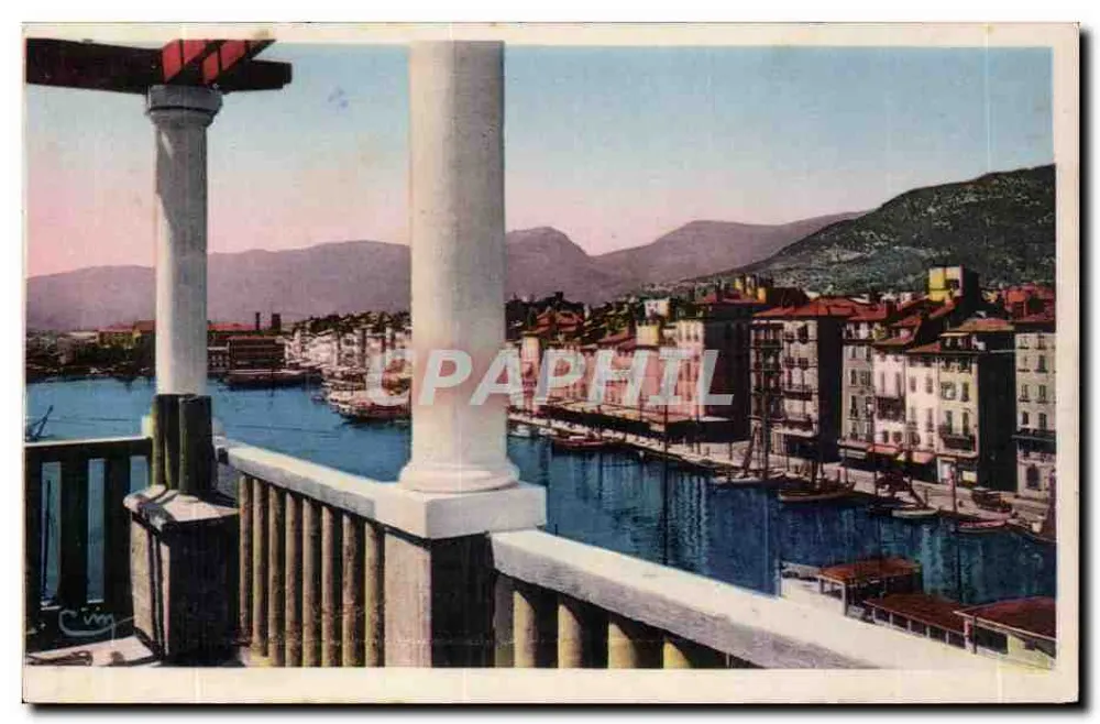 Toulon — Schöne Ansicht des Kai — Conlier Imp. Macor - Vorderseite