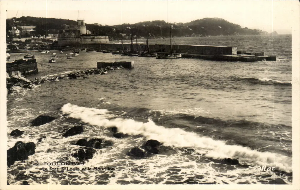 Toulon (Var) — Fort Saint-Louis und der Mourillon — Verlag MAR - 4, französische Ausgabe - Nîmes - Vorderseite