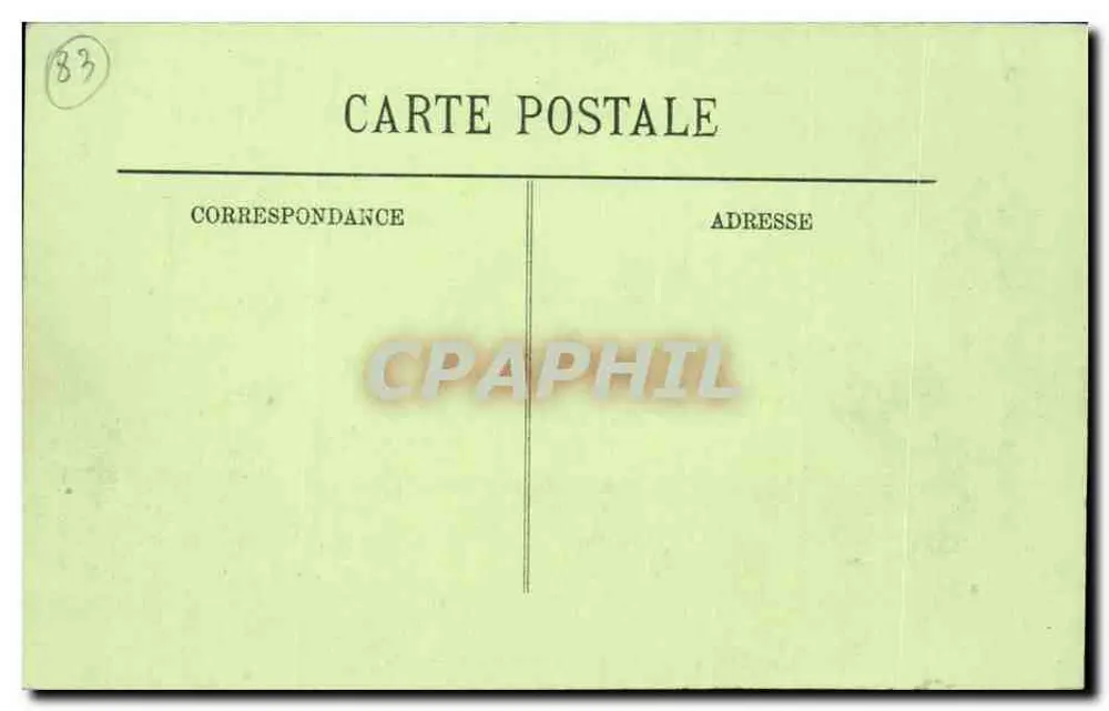 Toulon — Marine Française. Panzerkreuzer und U-Boot — LL. - Rückseite