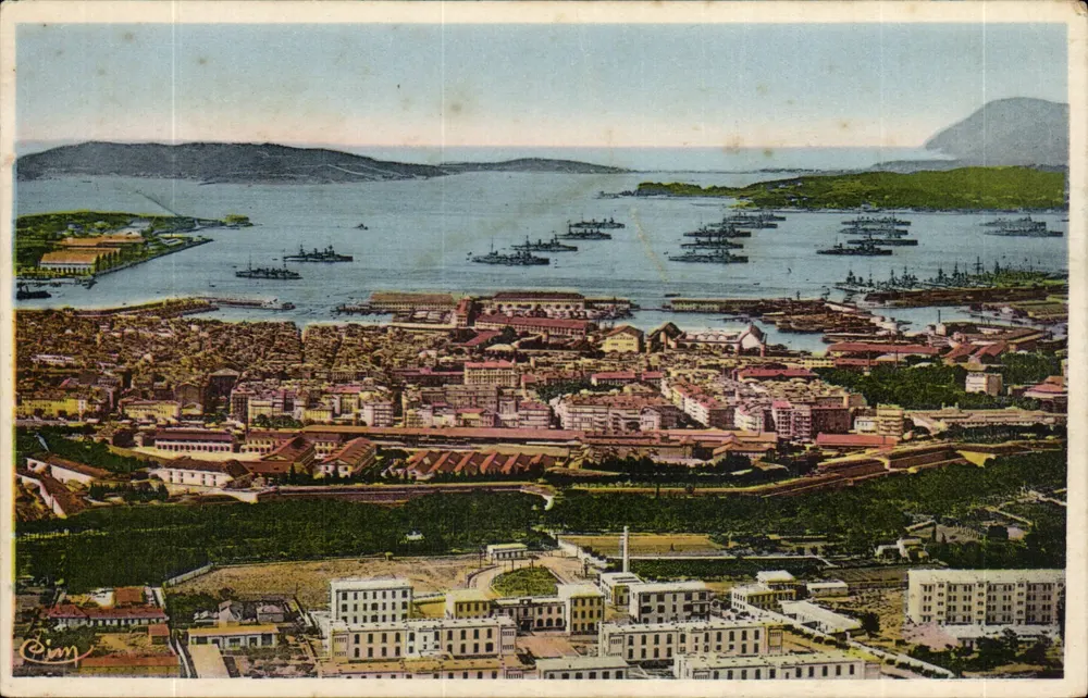 Toulon-sur-Mer — Vista geral — Editor Prot. Mielier Maccon, n°83 - Frente