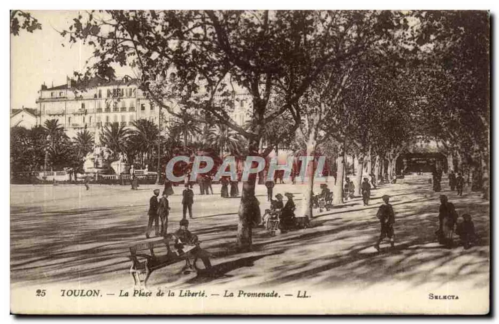 Toulon — Place de la Liberté — Promenade — Selecta - Vorderseite