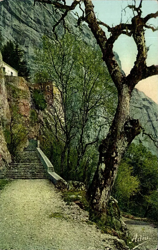 Ansicht der Aufstieg zur Grotte de la Sainte-Baume — Aldia, Verlag - Vorderseite
