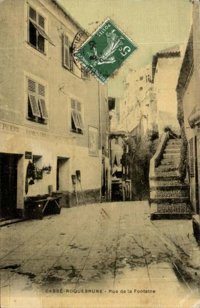 Cabbé-Roquebrune - Rua da Fontaine — editor não visível, número de série ilegível - Frente