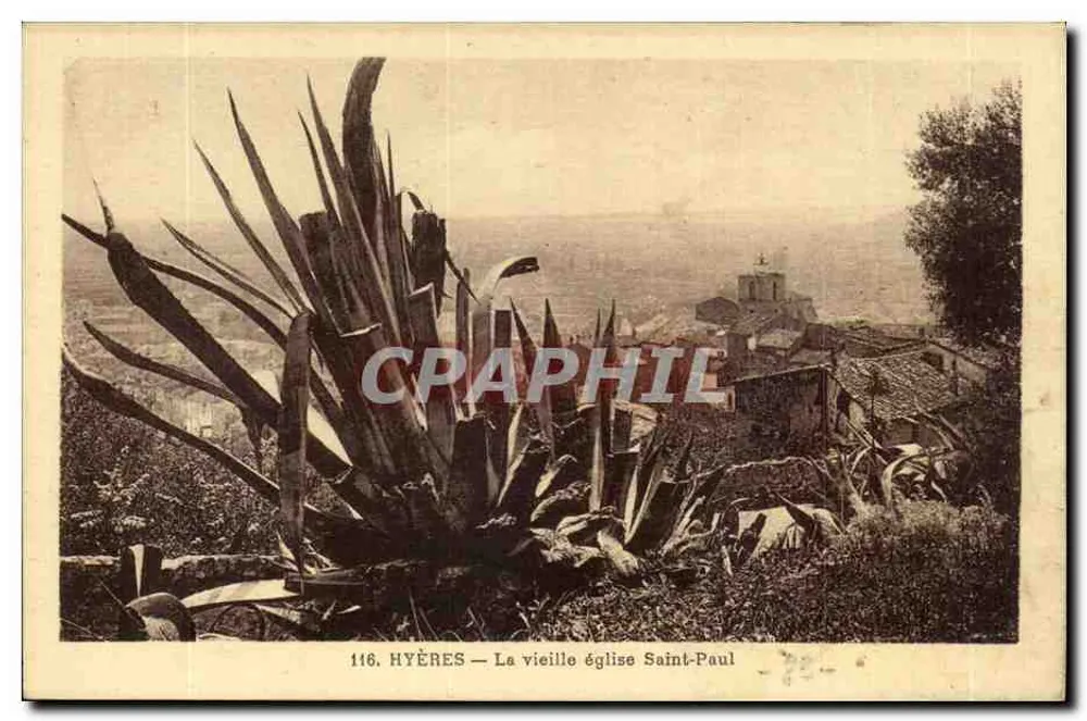 Hyères — Die alte Kirche Saint-Paul — Rue edit. Hyères, Nr. 116 - Vorderseite