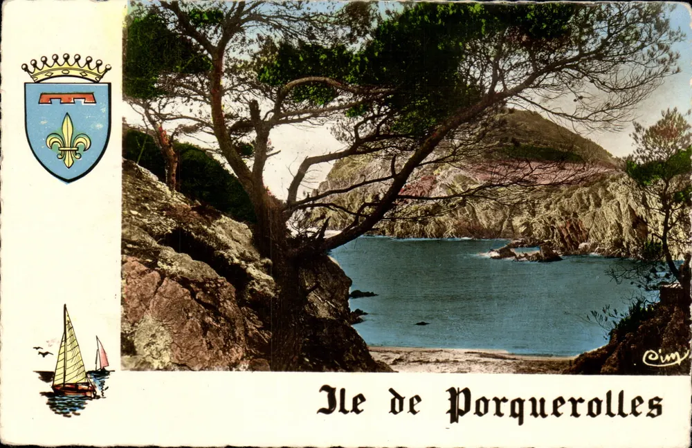 Ilha de Porquerolles — vista da calanque — editor Cim - Frente