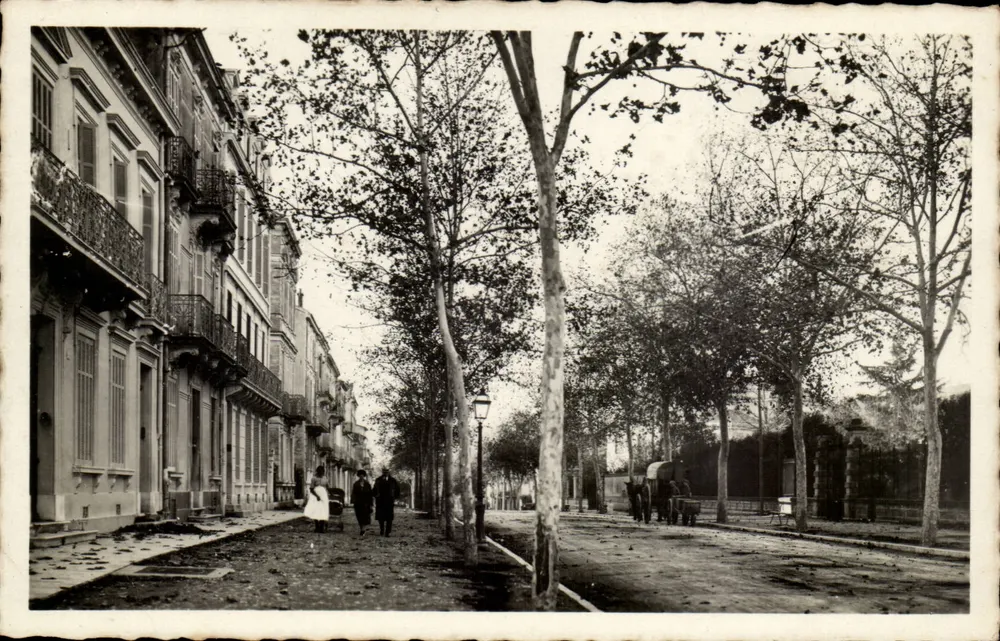Draguignan (Var) — Aleja Carnot — wydawca Coulibeau & Macon, nr 83 - Awers