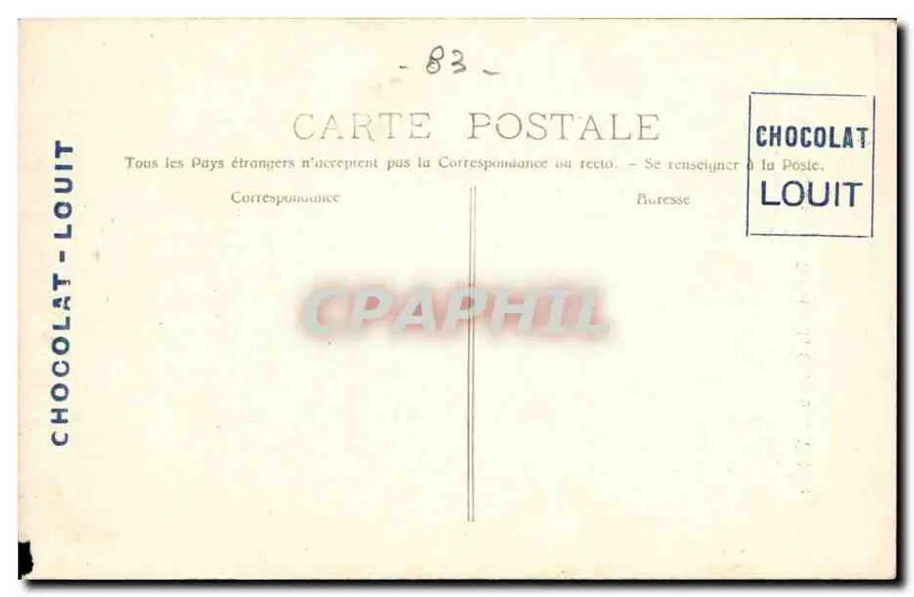 Tourves - Die Terrasse des Schlosses Valbelle — P.WAT. Verlag - Marseille - Nr. 486 - Rückseite