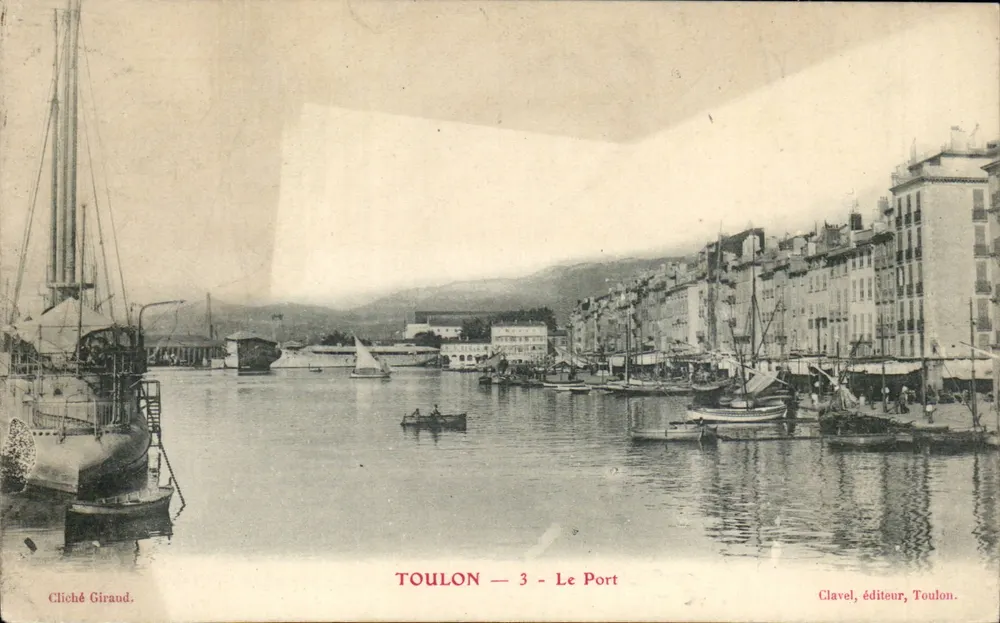 Toulon — O Porto — Clavel, editor, Toulon. - Frente