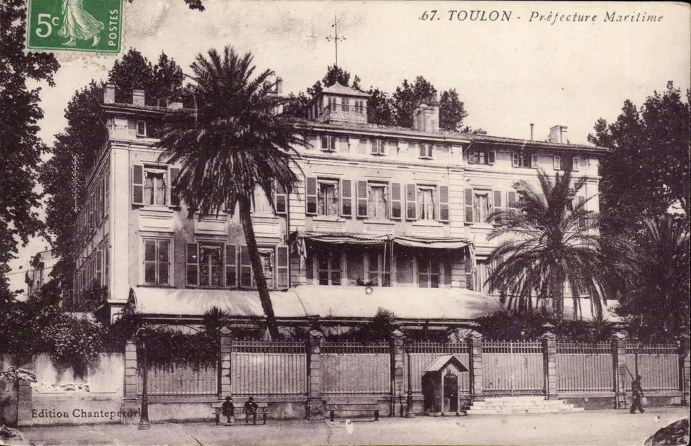 Toulon - Prefeitura Marítima — Edição Chanteperré, n°67 - Frente