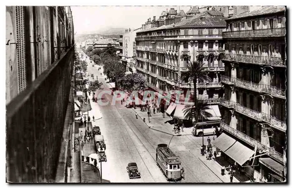 Visão da rua vista de um balcão — Toulon — Edições ARIS - Frente