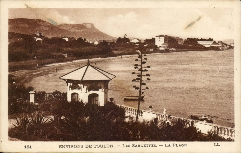Arredores de Toulon — Les Sablettes — A Praia — LL — n°151 - Frente
