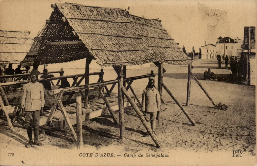 Côte d'Azur — Lager der Senegalesen — JND Fot. - Vorderseite