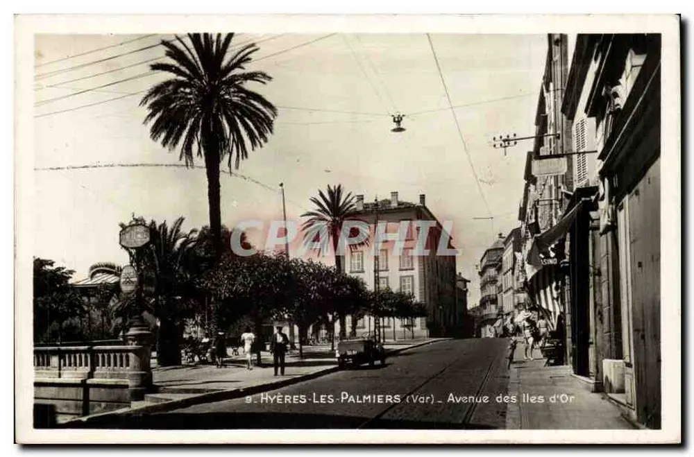 Hyères-Les-Palmiers (Var) — Avenue des Îles d'Or — n° 9 - Vorderseite