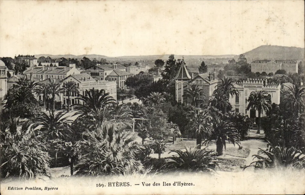 Hyères — Vista delle Isole di Hyères — Edizione Pouillon, Hyères, n° 169 - Recto