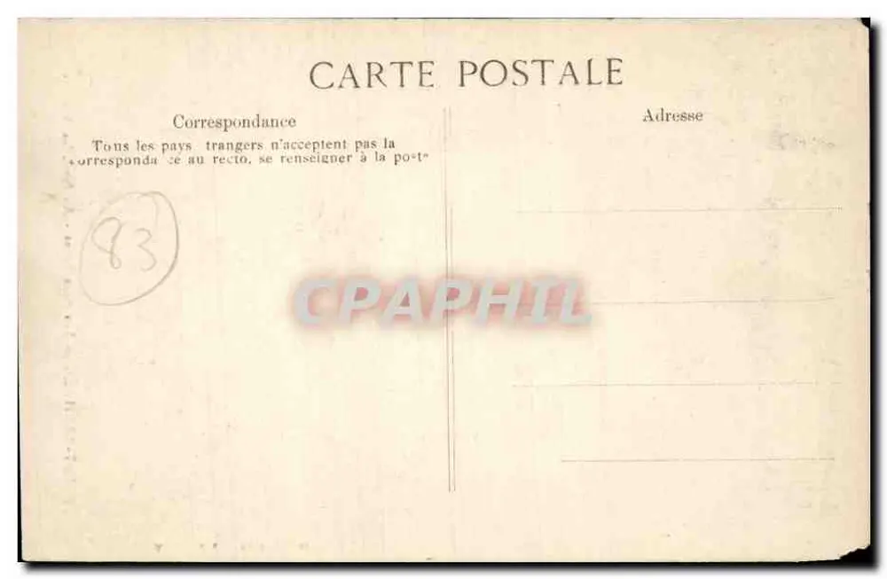 Saint-Raphaël — Les deux Lions — Im Hintergrund, die Maures — A. Bandieri - Rückseite
