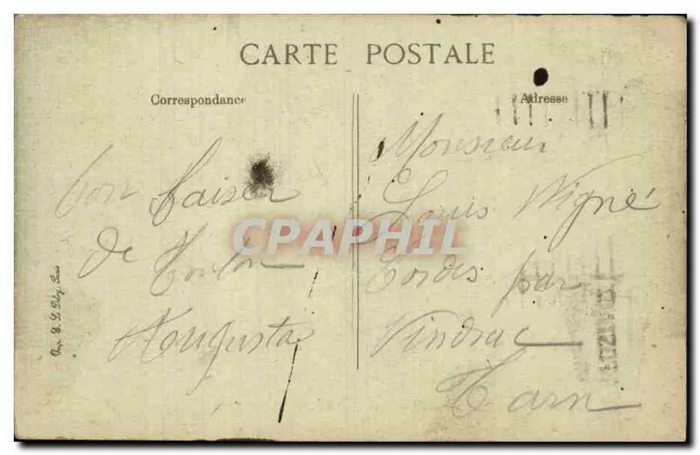 Saint-Mandrier — Klinik Tollet Nr. 1 — Verlag L'Écho Courant - Rückseite