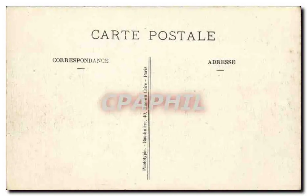 Industrielle Räume mit Dampfmaschine — Baudinière, Paris — Phototypie Baudinière, 40, Rue du Caire - Rückseite