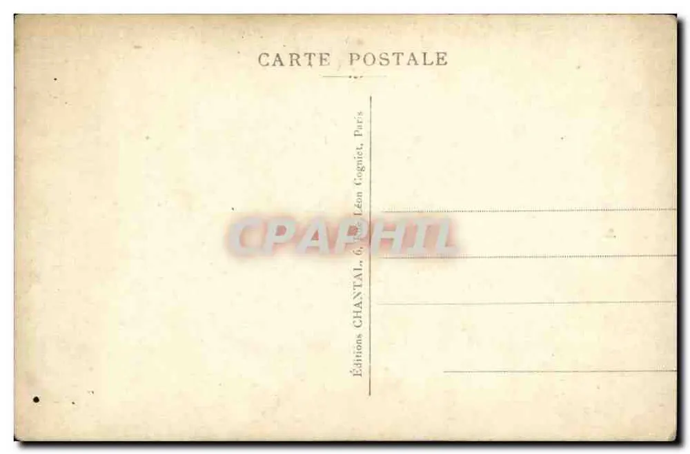 Greta Garbo — Schwarz-Weiß-Porträt — Éditions Chantal, Paris - Rückseite