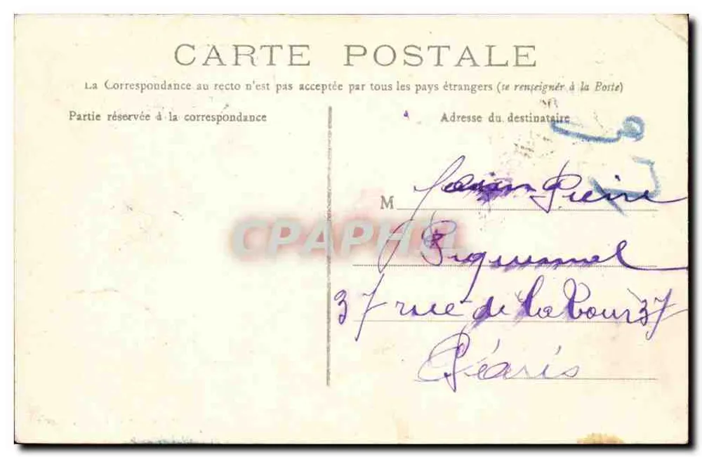Montcarét — Vista geral — editor Danois, rue Ernest Régnier, Blaye - Verso