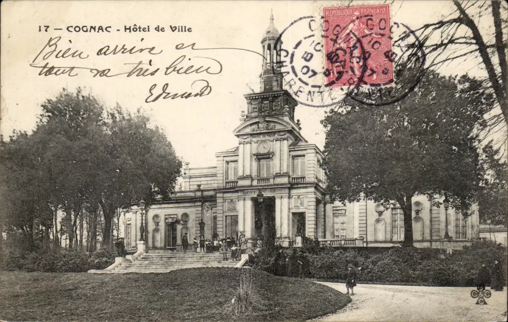 Cognac - Hotel de Ville — editor desconhecido, número de série 17 - Frente