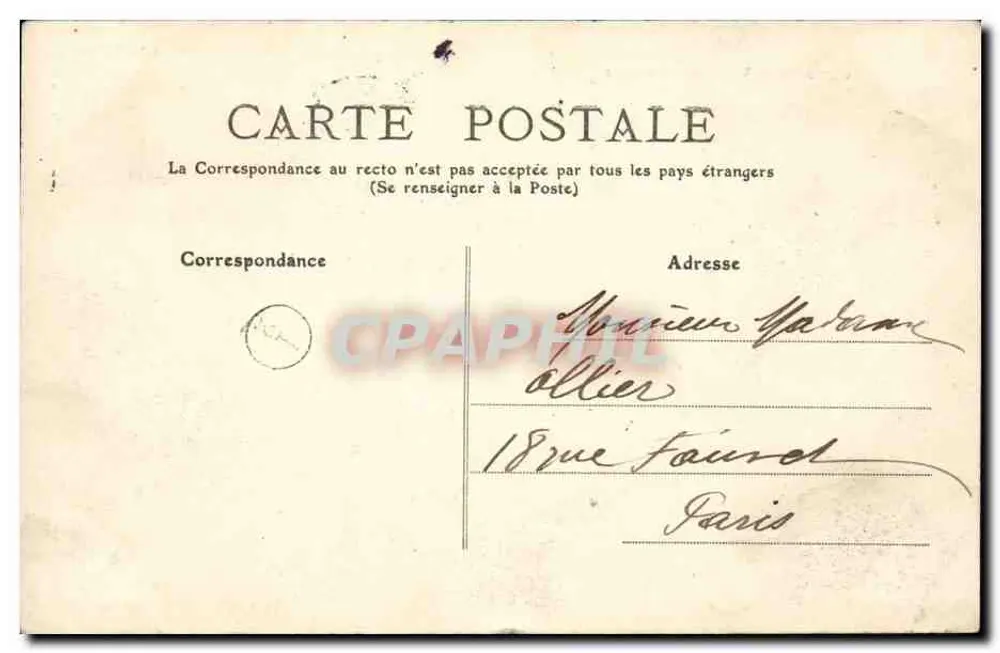 Cognac — Vista panorâmica — E. Yormey - Verso