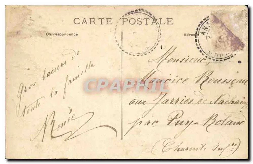 Confolens — Place de l'Hôtel-de-Ville — Militärkonzert — H. Cassan, Confolens - Rückseite