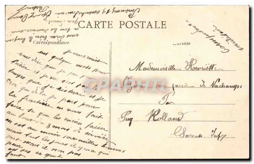 Parthenay — Viadukt der Eisenbahn über den Thouet — E. Cordier, Verlag, Parthenay - Rückseite