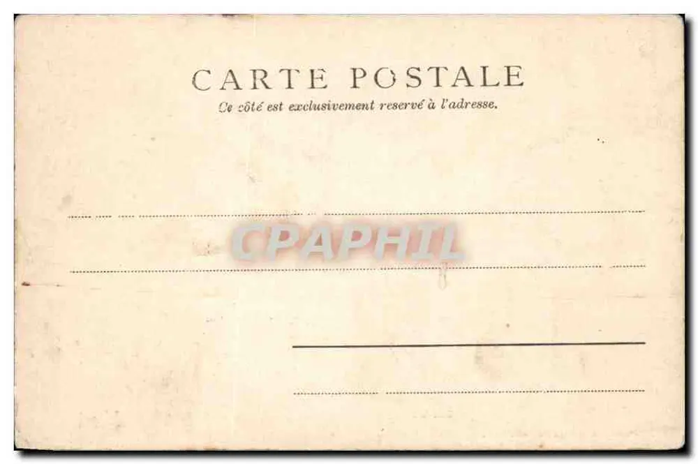 Escola Normal de Meninas — Fachada Oeste — Coleção do País Poitevin, G.B.N., Niort - Verso