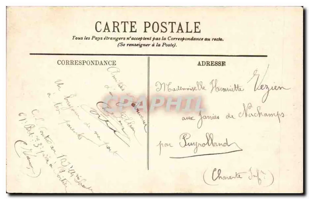 Poitiers — Hotel da Prévôté — LL. — n° 131 - Verso