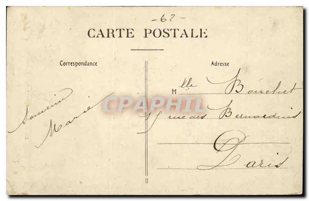 Boulogne-sur-Mer — A última procissão — Stevenard, editor, Boulogne-sur-Mer - Verso