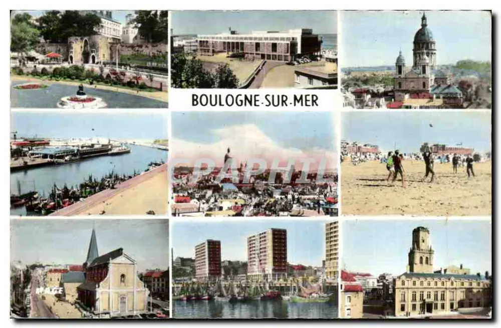 Boulogne-sur-Mer — Panoramablick — Edition MAGE - Vorderseite