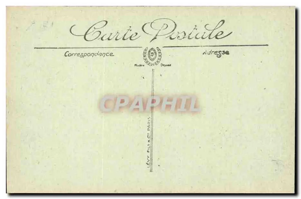 Le Touquet-Paris-Plage — Ein Schutzhaus im Wald — LL. — N° 142 - Rückseite