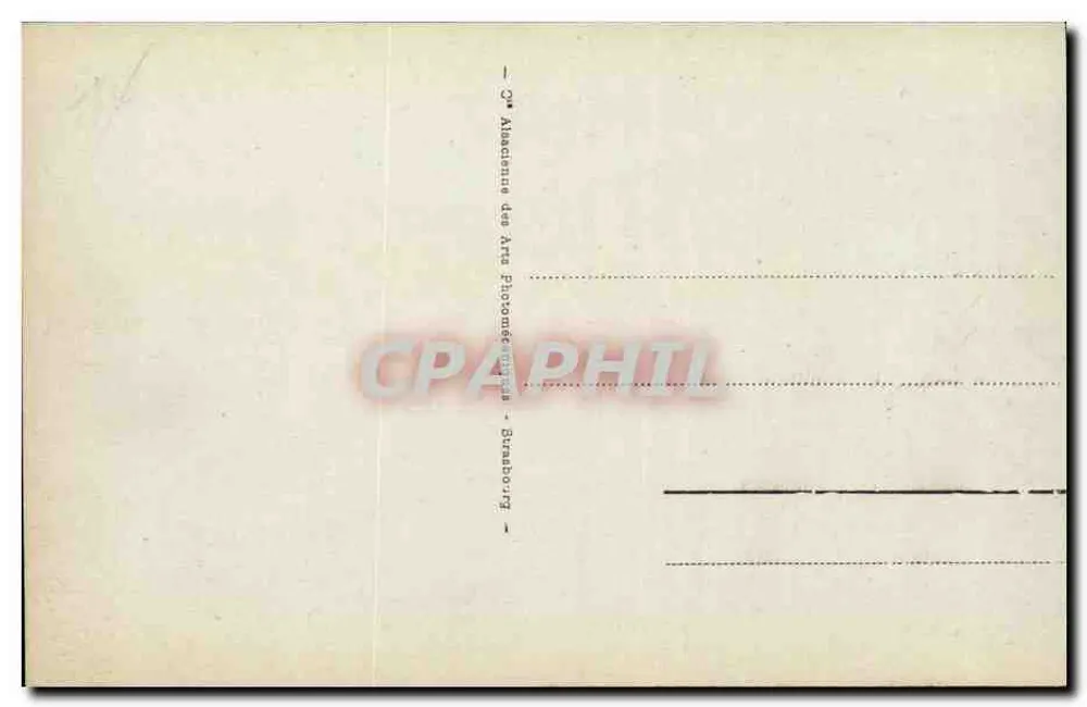 Le Touquet-Paris-Plage - Die Damm und die Wiesen — Verlag: 3. Alliance der photographischen Künste - Braboury - Rückseite