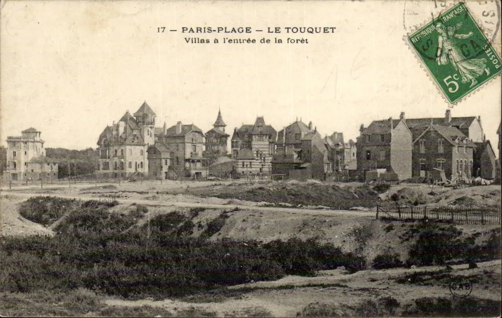 Villen am Eingang des Waldes — Paris-Plage - Le Touquet — Verlag GAB Nr. 17 - Vorderseite