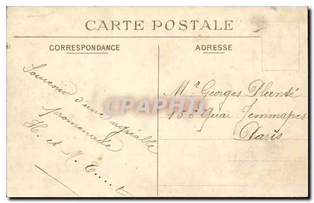 Villen am Eingang des Waldes — Paris-Plage - Le Touquet — Verlag GAB Nr. 17 - Rückseite