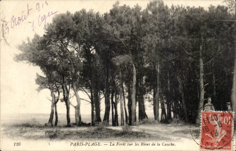 Paris-Plage — La Forêt sur les Rives de la Cauche — Verlag T. Coguer, Nr. 126 - Vorderseite