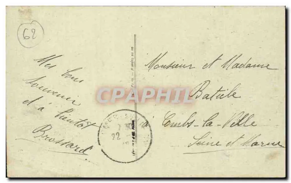 Le Touquet-Paris-Plage — Das Atlantic-Hotel — LL. n°158 - Rückseite