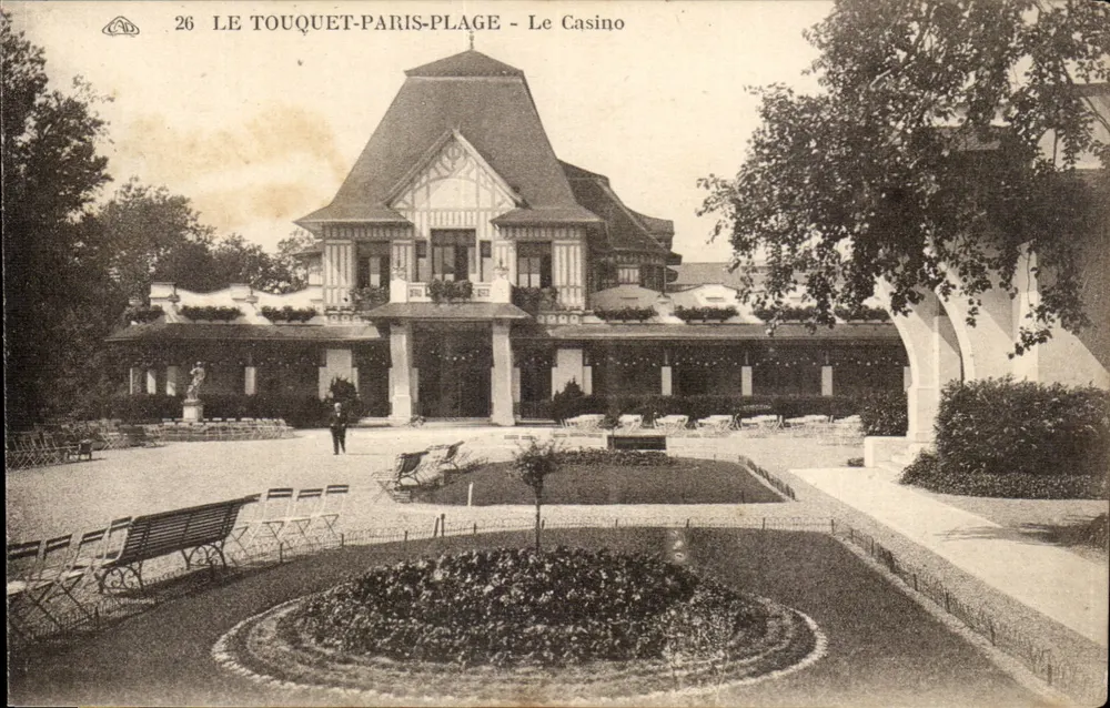 Le Touquet-Paris-Plage — Das Casino — Antike Ansichtskarte Nr. 26, Verleger Antike Ansichtskarte - Vorderseite