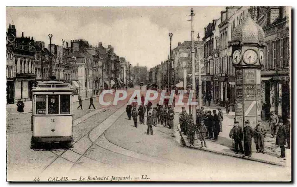 Calais — Boulevard Jacquard — LL. Nr. 44 - Vorderseite