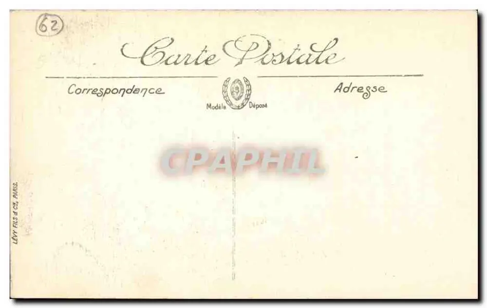 Calais — O Hotel de Guise — Lévy Fils & Cie, Paris - Verso