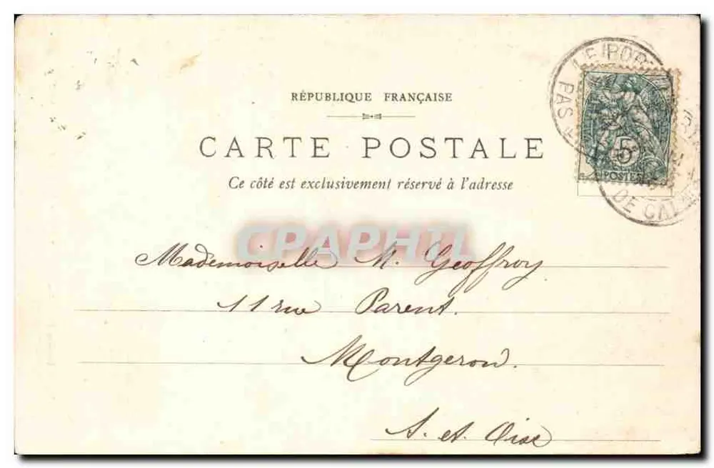 Le Portel - O Calvário dos Marinheiros — L.D., B. - 29 - Verso