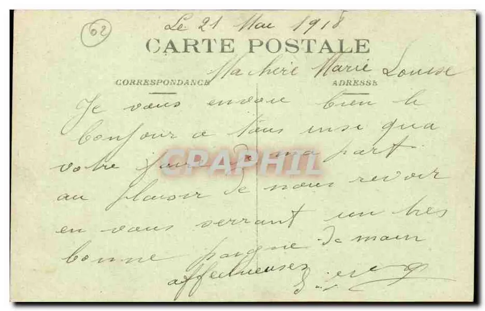 Amizades de Braine — cartão postal decorativo com ilustração de casa e igreja — editor desconhecido - Verso