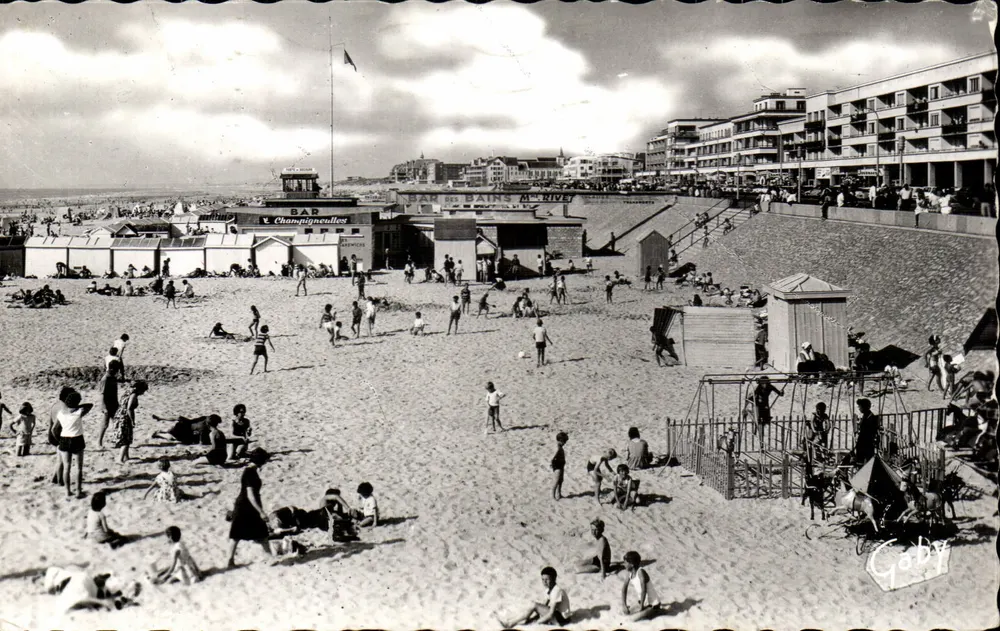 Praia de Berck-Plage — vista animada — Goby - Frente