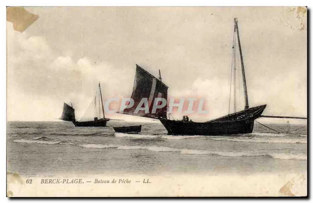 Berck-Plage — Fischboot — LL. n°62 - Vorderseite
