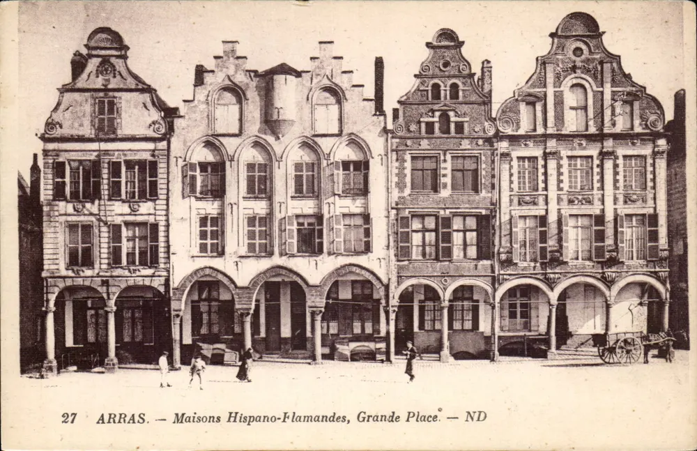 Arras — Hispano-Flamische Häuser, Grande Place — ND - Vorderseite