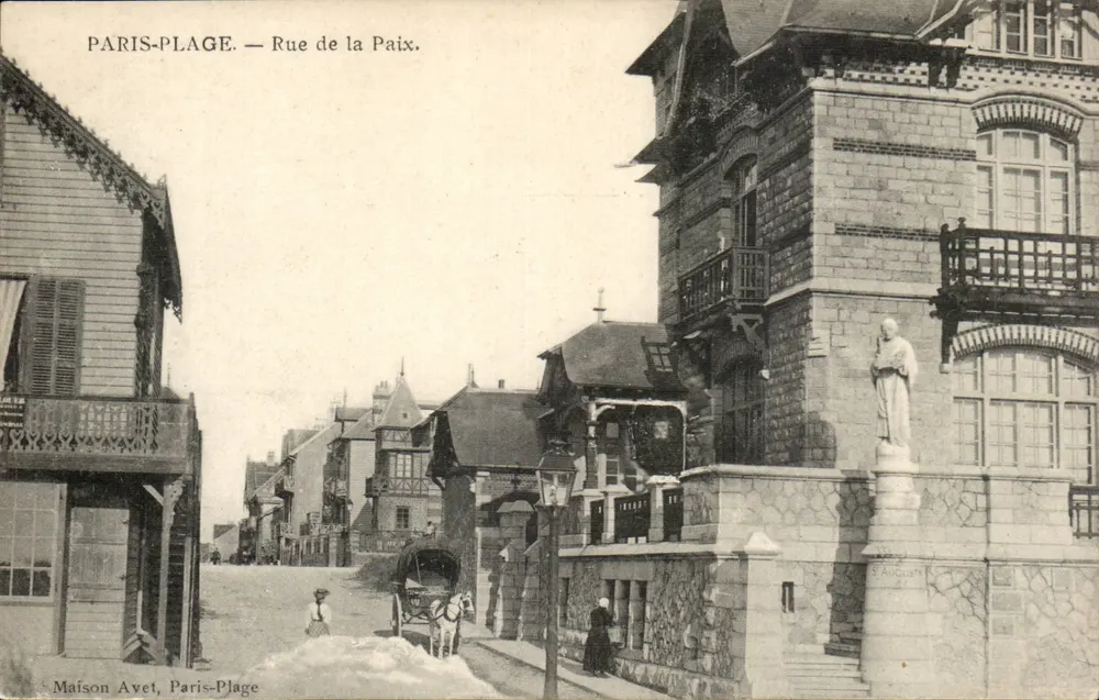 Paris-Plage — Rue de la Paix — Maison Avet - Frente