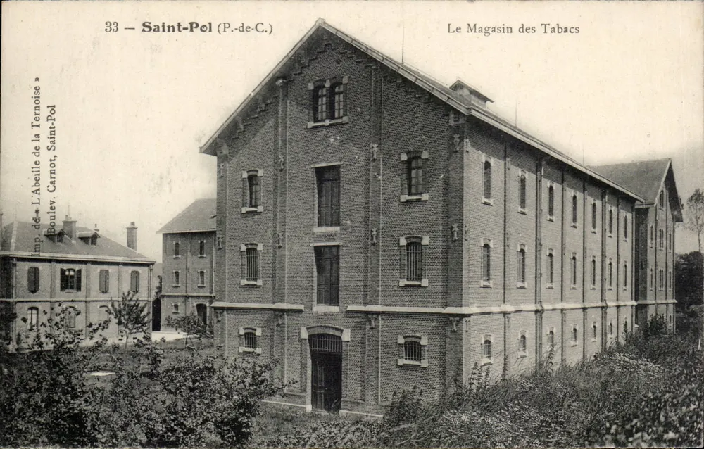 Saint-Pol (P.-de-C.) — Het Tabakswinkel — Drukwerk van L'Abéille de la Ternoise - Voorkant