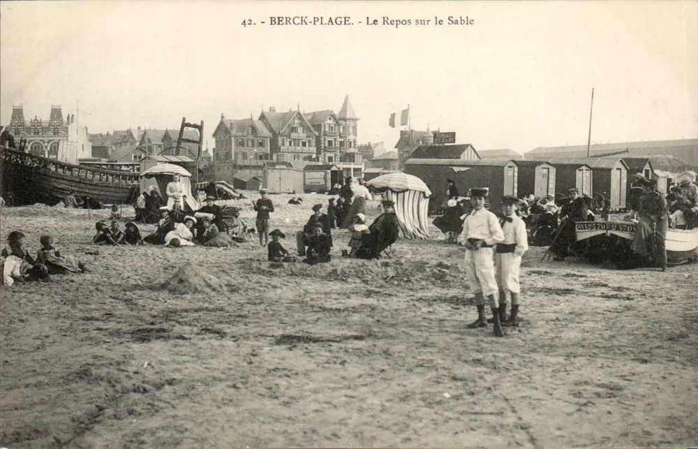 Berck-Plage - O Repouso na Areia — editor anônimo, n° 42 - Frente